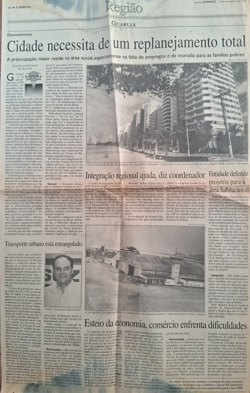A TRIBUNA – Nov. de 1996