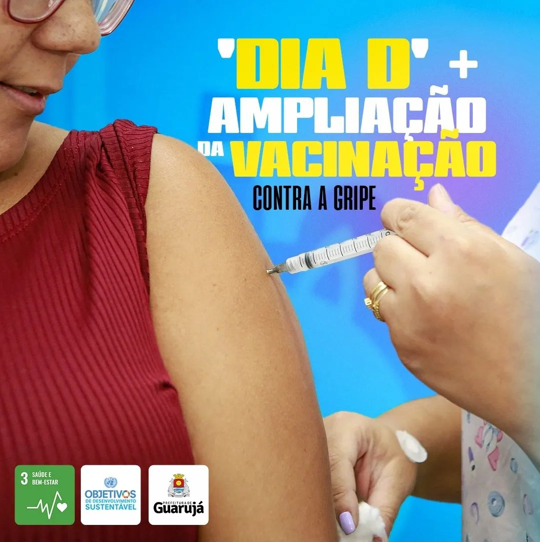 Ampliação da Vacinação contra a Gripe em Guarujá!